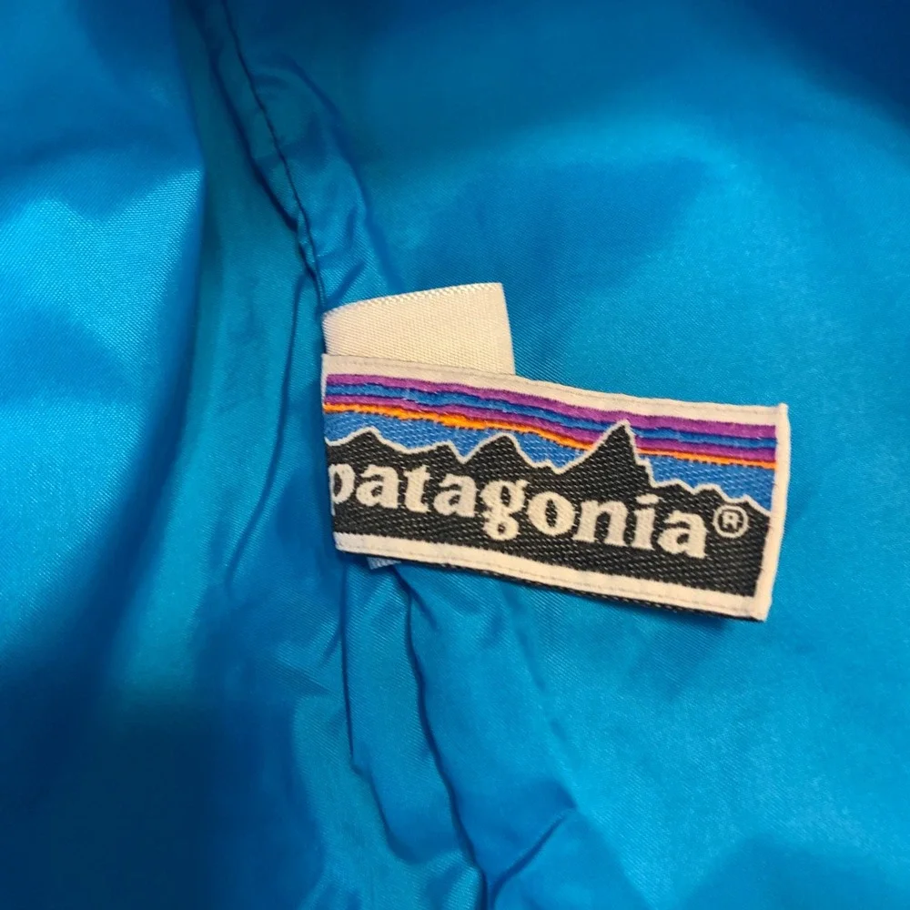Patagonia Fleece Vest Kids 2T Beige Blue Retro-X Sherpa Full Zip Outdoor Layer